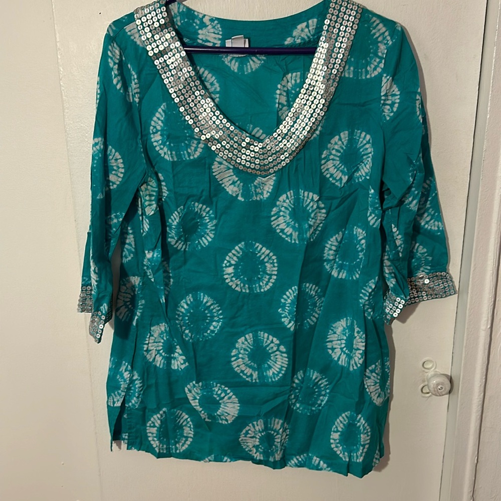Calypso St. Barth for Target blue tunic